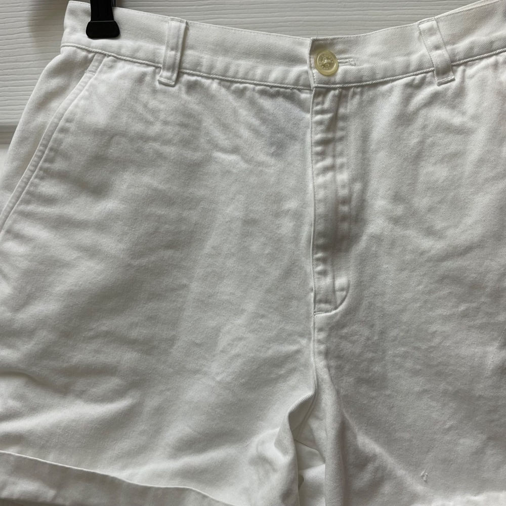 Lauren Ralph Lauren Women's Size 6 White Chino Shorts Classic Fit